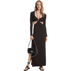 Платье Michael Michael Kors Matte Jersey Cutout, черный