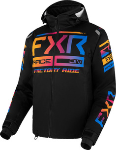 Куртка водонепроницаемая FXR RRX для мотокросса, черный/розовый
