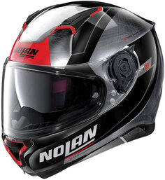 Шлем Nolan N87 Skilled N-Com, черный/белый/красный