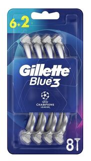 Gillette Blue3 Football бритва для мужчин, 8 шт.