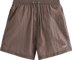Шорты Kith Garment Washed Nylon Active Swim Short &apos;Morganite&apos;, коричневый
