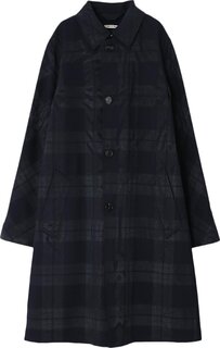 Пальто Marni Plaid Print Coat &apos;Blue/Black&apos;, синий