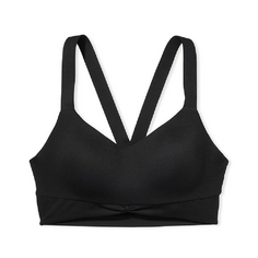 Спортивный бюстгальтер Victorias Secret Love Cloud Ruched Sports, черный