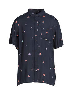 Рубашка Quiksilver QS Camicia Minimark SS Patterned, темно-синий