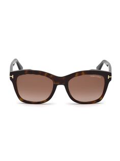 Квадратные солнцезащитные очки Lauren 52 мм Tom Ford