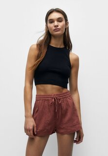 Шорты PULL&amp;BEAR, светло-коричневый