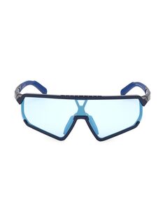 Инъекционные солнцезащитные очки 63 мм adidas, синий