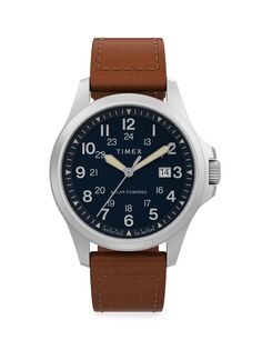 Часы Expedition North Field Post Solar Eco-Friendly 41MM Timex, коричневый