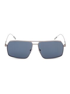 Металлические солнцезащитные очки Navigator 62MM ZEGNA, серый