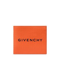 Кошелек Givenchy из кожи Micro 4G Givenchy, оранжевый