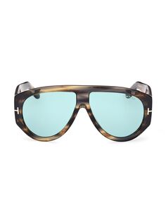 Пластиковые солнцезащитные очки-авиаторы 61MM Tom Ford