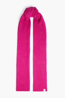 Кашемировый шарф Addie в рубчик RAG &amp; BONE, пурпурный