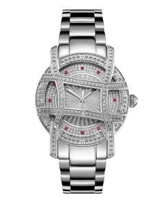 Женские часы Olympia серебристого цвета из нержавеющей стали, 38 мм Jbw