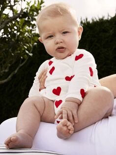 Боди Petit Bateau Baby Heart из органического хлопка с длинными рукавами и запахом, упаковка из 3 шт.