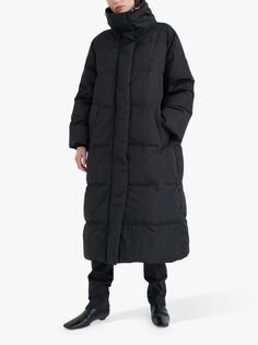Длинное пуховое пальто InWear Maike, черный