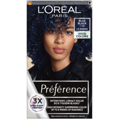 L&apos;Oréal Paris Preference Vivid Colours краска для волос 1.102 синий черный, 1 упаковка L'Oreal