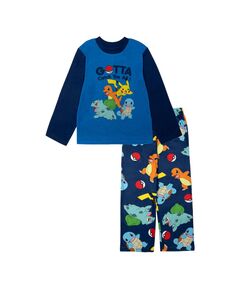 Топ и пижама для маленьких мальчиков, комплект из 2 предметов Pokemon Pokémon