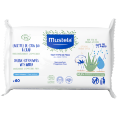 Mustela Bio салфетки, 60 шт/1 упаковка