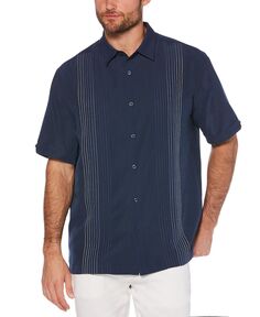 Мужская рубашка в фактурную полоску больших и высоких размеров Cubavera