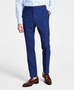 Мужские эластичные брюки современного кроя DKNY, синий