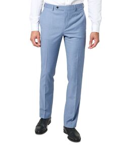 Мужские эластичные брюки современного кроя DKNY, голубой