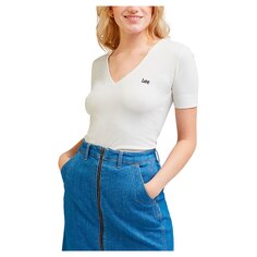 Футболка Lee L49FIPNQ Short Sleeve V Neck, бежевый