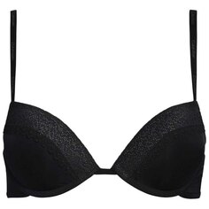 Бюстгальтер Calvin Klein Plunge Push-Up Flirty, черный