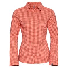 Рубашка с длинным рукавом Odlo Kumano Check, оранжевый