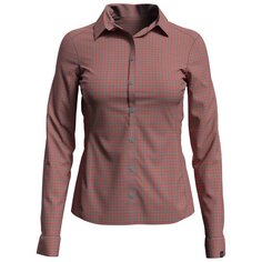 Рубашка с длинным рукавом Odlo Kumano Check, фиолетовый