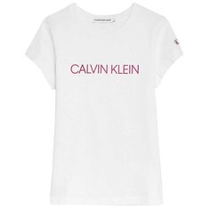 Футболка Calvin Klein Jeans Institutional Slim, белый