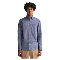 Рубашка с длинным рукавом Gant Oxford Regular Fit, синий