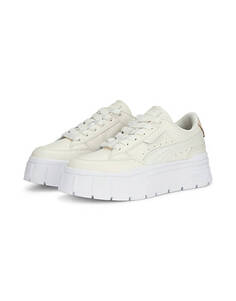 Белые мягкие кроссовки Puma Mayze Stack