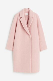 Пальто H&amp;M Double-breasted, светло-розовый H&M