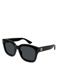 Минимальные солнцезащитные очки «кошачий глаз», 54 мм Gucci