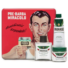 Proraso Vintage Selection Gino набор: крем до бритья, 100 мл + крем для бритья, 100 мл + бальзам после бритья, 100 мл