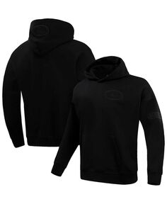 Мужской черный пуловер с капюшоном San Francisco 49ers нейтрального цвета с заниженными плечами Pro Standard