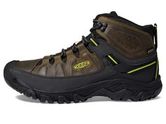 Треккинговые ботинки Keen Targhee III Mid Waterproof, черный/хаки
