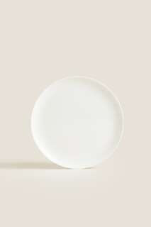 Десертная тарелка костяной фарфан Zara, белый