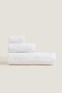 Экстра мягкое простое полотенце Zara, белый