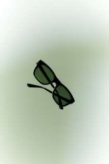 Квадратные солнцезащитные очки Zara, черный