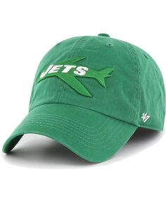 Мужская приталенная шляпа Kelly Green New York Jets Gridiron Classics Franchise Legacy &apos;47 Brand