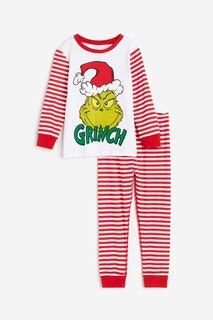 Пижама H&amp;M x Grinch Printed, мультиколор H&M