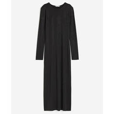 Платье H&amp;M Rhinestone-embellished Bodycon, черный H&M