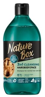 Nature Box Men Walnut Oil 3in1 шампунь, 385 ml
