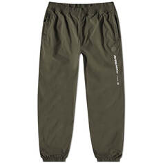 Спортивные брюки Aape Now Nylon Woven, серо-зеленый
