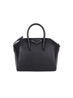 Мини-сумка Antigona из зерненой кожи Givenchy, черный