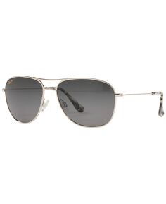 Поляризованные солнцезащитные очки Cliffhouse, MJ000360 Maui Jim, серебро
