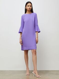 Платье длиной до колена Finery Izzy, фиолетовое
