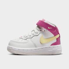 Детские повседневные туфли Nike Air Force 1 Mid для малышей, белый