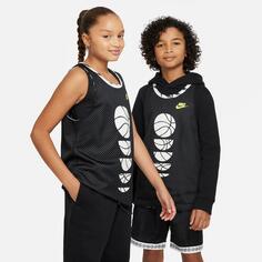 Детская двусторонняя баскетбольная майка Nike Culture of Basketball, черный